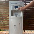 Airqua WES30L Atmospheric Water Generator dispensing water