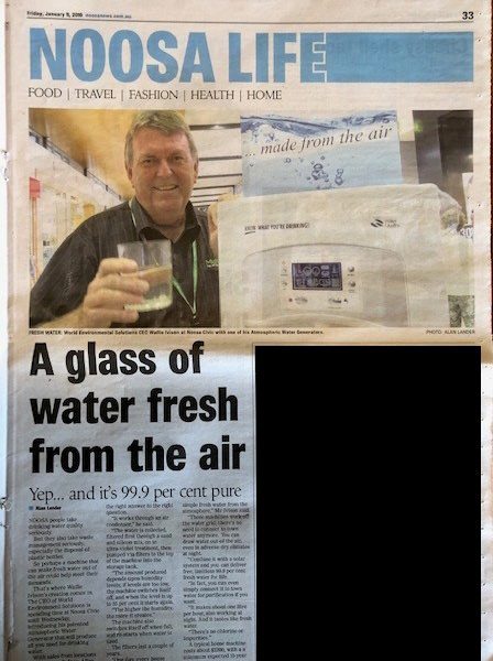 Airqua-Water-From-Air-Noosa-News-Article