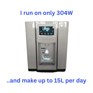 Off grid water generation