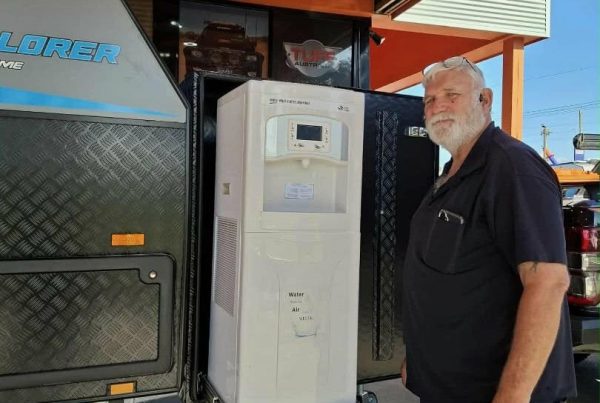 Airqua - Water from Air Caravan installation