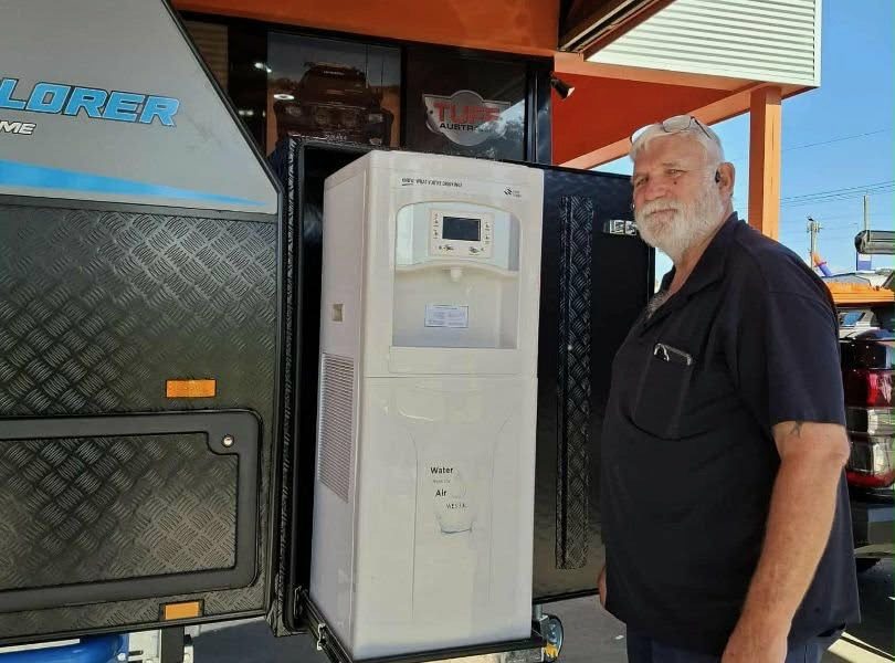 Airqua - Water from Air Caravan installation